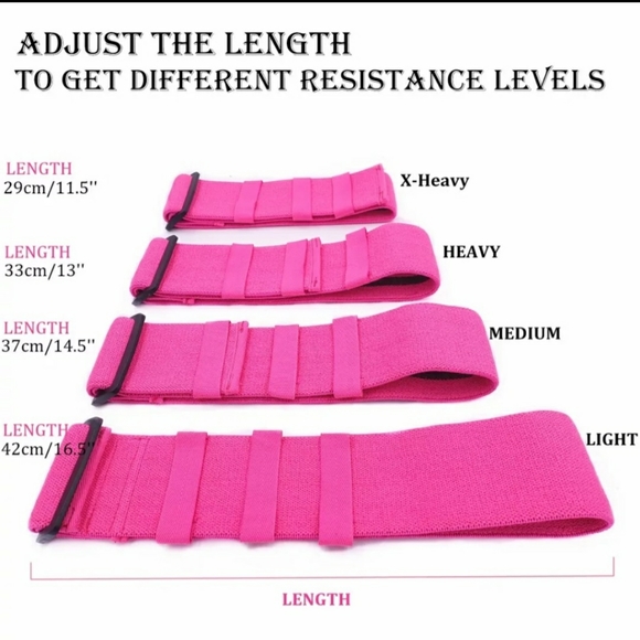 Black Glute band adjustable resistance band - Picture 8 of 8